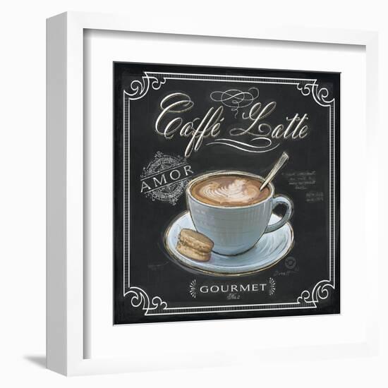 Coffee House Caffe Latte-Chad Barrett-Framed Art Print