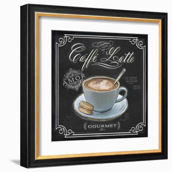 Coffee House Caffe Latte-Chad Barrett-Framed Art Print