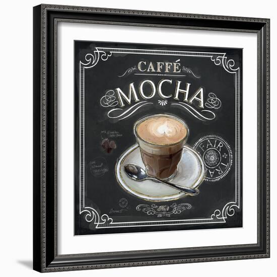 Coffee House Caffe Mocha-Chad Barrett-Framed Art Print