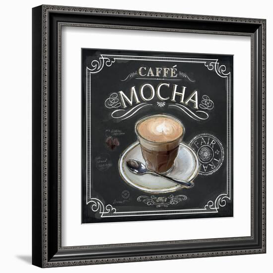 Coffee House Caffe Mocha-Chad Barrett-Framed Art Print