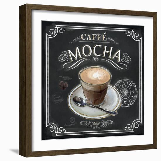 Coffee House Caffe Mocha-Chad Barrett-Framed Art Print