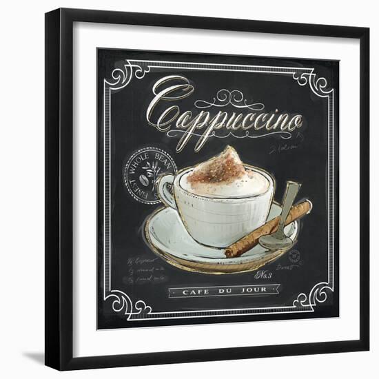 Coffee House Cappuccino-Chad Barrett-Framed Art Print