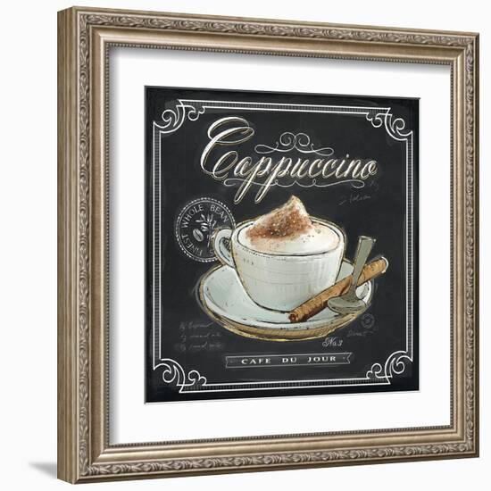 Coffee House Cappuccino-Chad Barrett-Framed Art Print