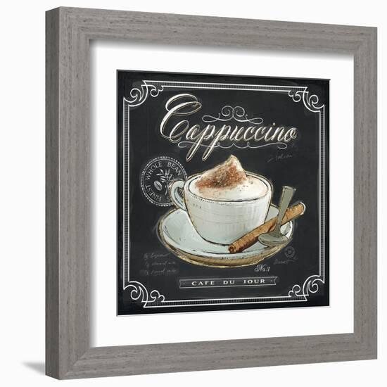 Coffee House Cappuccino-Chad Barrett-Framed Art Print