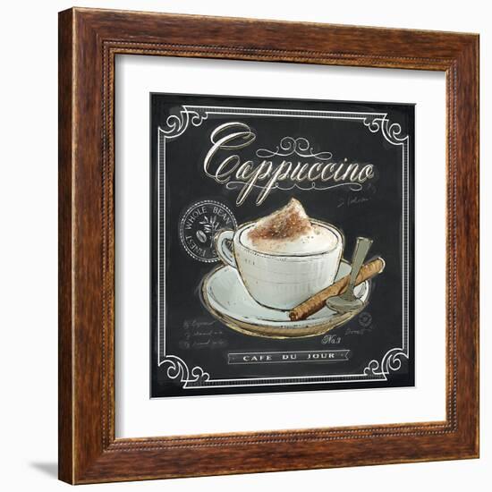 Coffee House Cappuccino-Chad Barrett-Framed Art Print