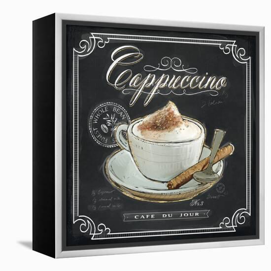 Coffee House Cappuccino-Chad Barrett-Framed Stretched Canvas