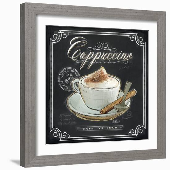 Coffee House Cappuccino-Chad Barrett-Framed Art Print