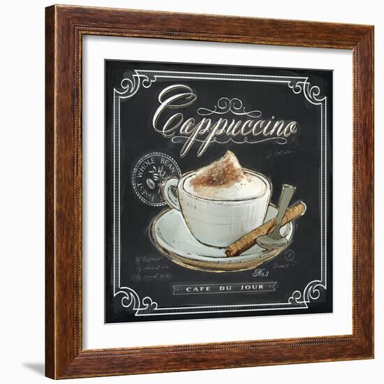 Coffee House Cappuccino-Chad Barrett-Framed Art Print