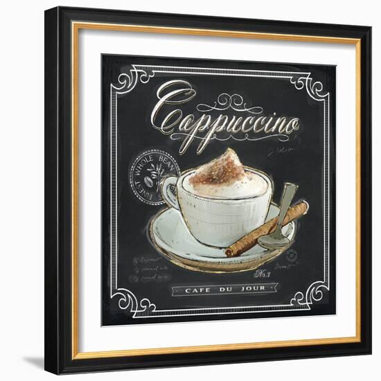 Coffee House Cappuccino-Chad Barrett-Framed Art Print