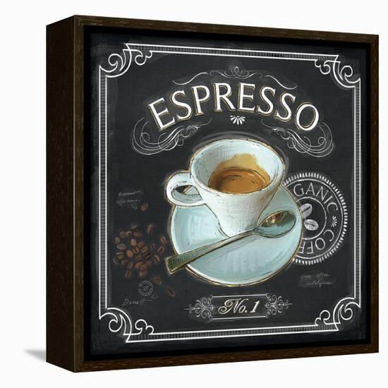 Coffee House Espresso-Chad Barrett-Framed Stretched Canvas