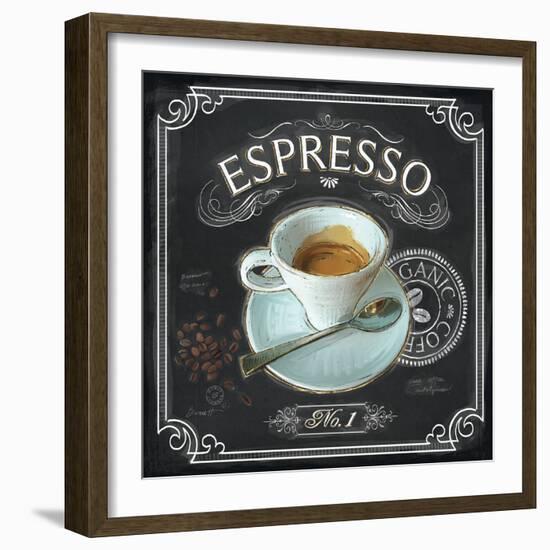 Coffee House Espresso-Chad Barrett-Framed Art Print