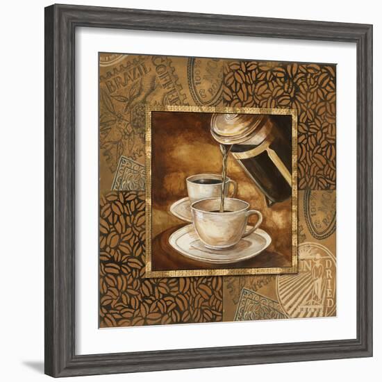 Coffee III-Gregory Gorham-Framed Art Print