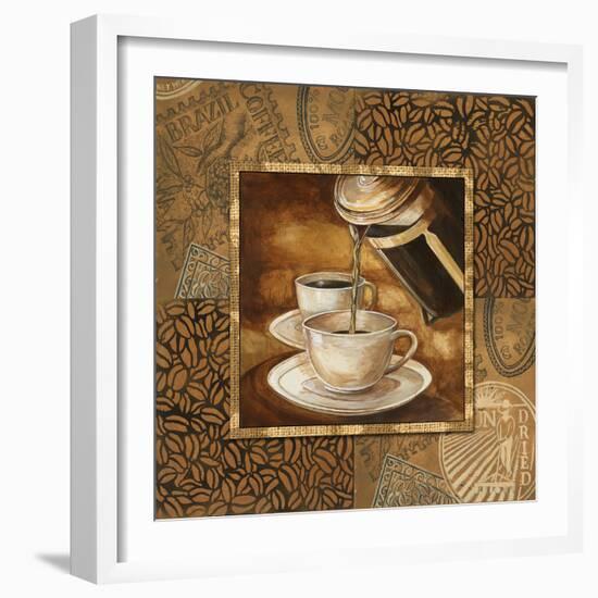 Coffee III-Gregory Gorham-Framed Art Print