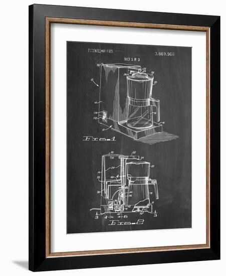 Coffee Maker Patent-null-Framed Art Print