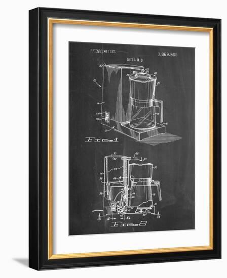 Coffee Maker Patent-null-Framed Art Print