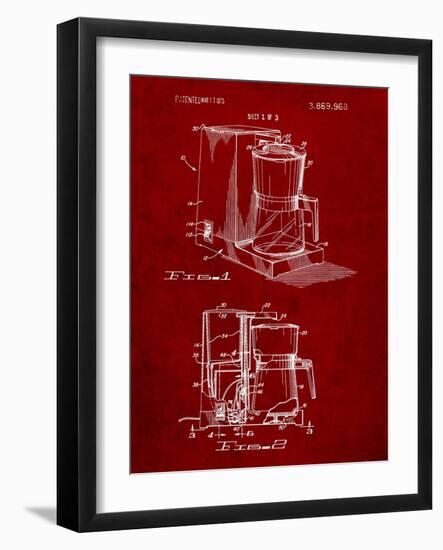 Coffee Maker Patent-Cole Borders-Framed Art Print
