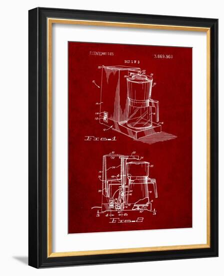 Coffee Maker Patent-Cole Borders-Framed Art Print