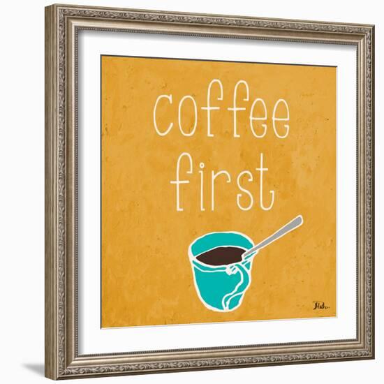 Coffee or Wine I-Patricia Pinto-Framed Art Print