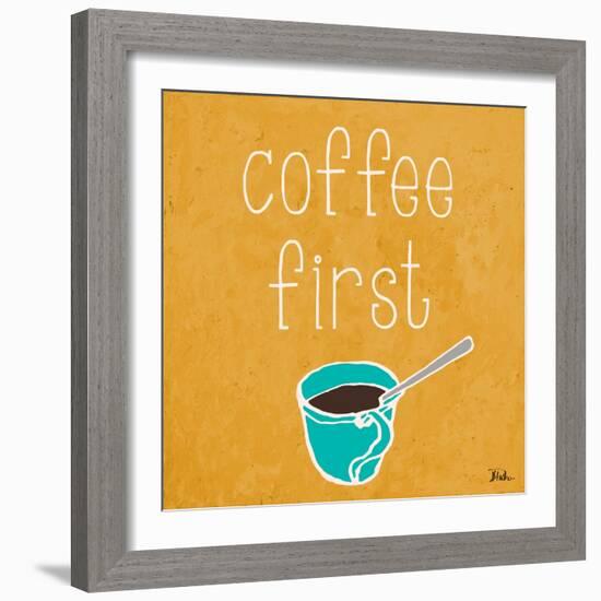 Coffee or Wine I-Patricia Pinto-Framed Art Print