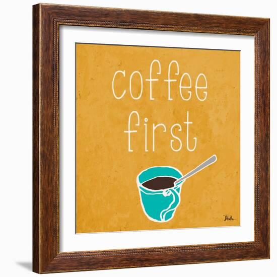 Coffee or Wine I-Patricia Pinto-Framed Art Print