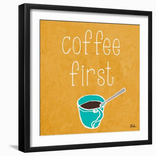 Coffee or Wine I-Patricia Pinto-Framed Art Print