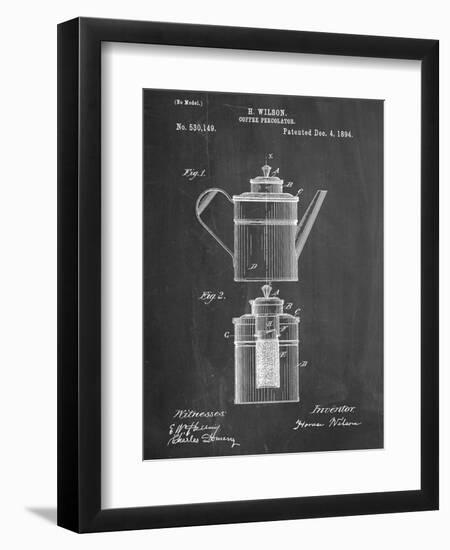 Coffee Percolator Patent--Framed Art Print