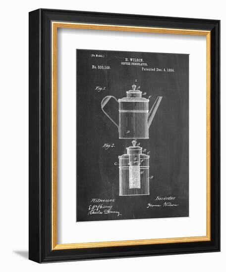 Coffee Percolator Patent-null-Framed Art Print