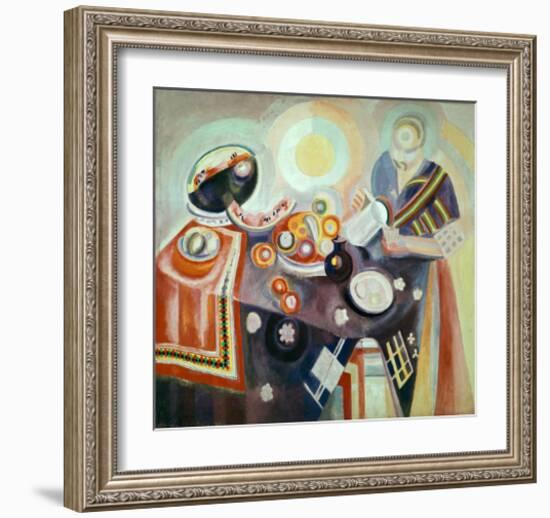 Coffee Pot or Portugeuse Still Life, 1916-Robert Delaunay-Framed Giclee Print