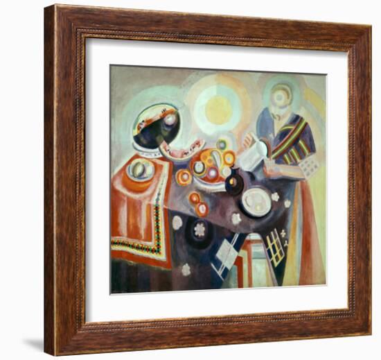 Coffee Pot or Portugeuse Still Life, 1916-Robert Delaunay-Framed Giclee Print