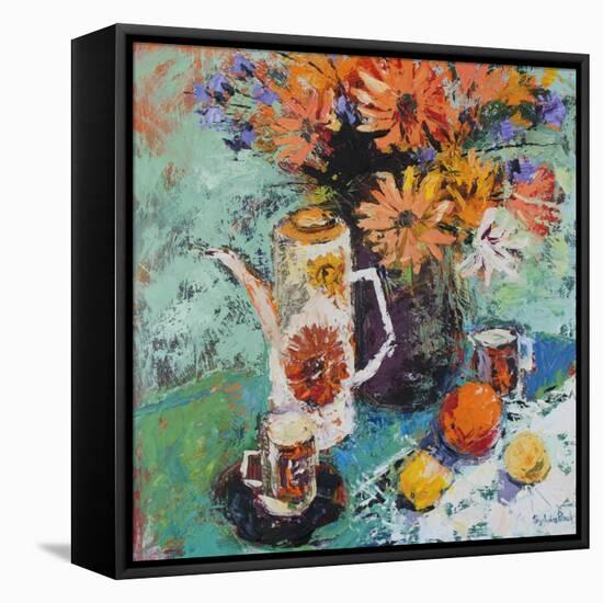 Coffee Pot Still Life-Sylvia Paul-Framed Premier Image Canvas