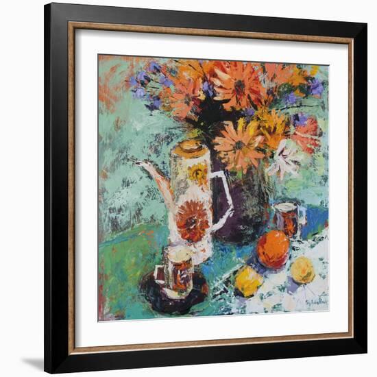 Coffee Pot Still Life-Sylvia Paul-Framed Giclee Print