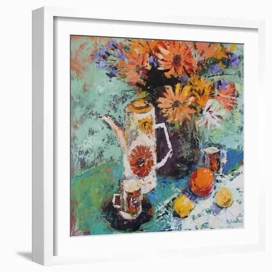 Coffee Pot Still Life-Sylvia Paul-Framed Giclee Print