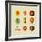 Coffee Shop Icons-cienpies-Framed Art Print