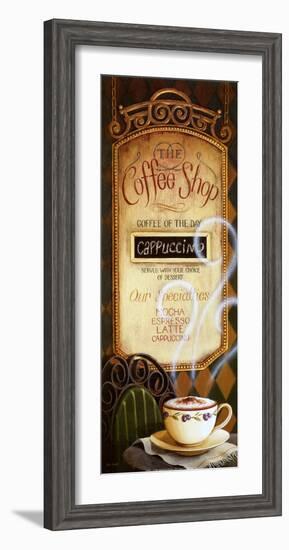 Coffee Shop Menu-Lisa Audit-Framed Art Print