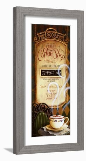 Coffee Shop Menu-Lisa Audit-Framed Art Print