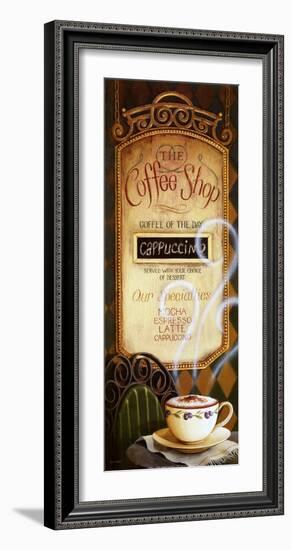 Coffee Shop Menu-Lisa Audit-Framed Art Print