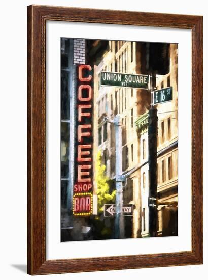 Coffee Shop-Philippe Hugonnard-Framed Giclee Print