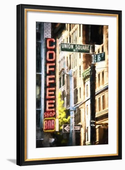 Coffee Shop-Philippe Hugonnard-Framed Giclee Print