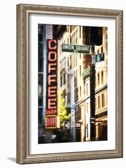 Coffee Shop-Philippe Hugonnard-Framed Giclee Print