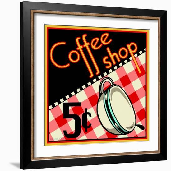 Coffee Shop-Kate Ward Thacker-Framed Giclee Print