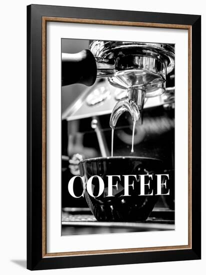 Coffee Text-Pictufy Studio III-Framed Giclee Print