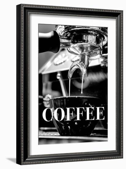 Coffee Text-Pictufy Studio III-Framed Giclee Print