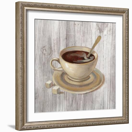 Coffee Time VI on Wood-Silvia Vassileva-Framed Art Print