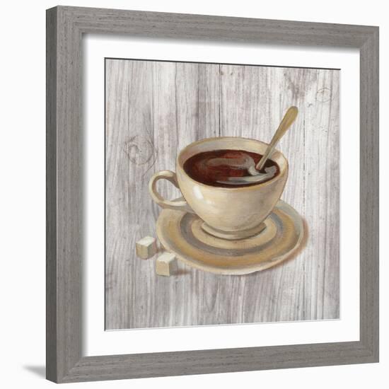 Coffee Time VI on Wood-Silvia Vassileva-Framed Art Print