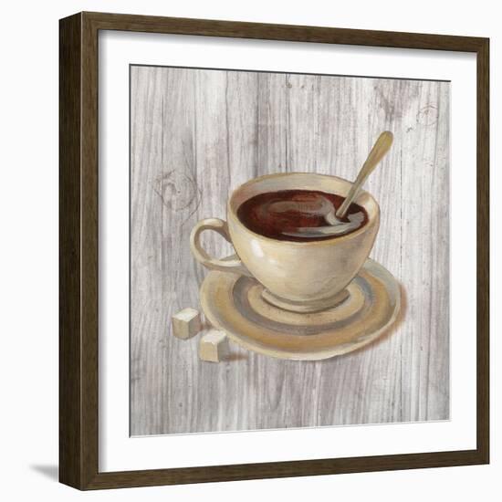 Coffee Time VI on Wood-Silvia Vassileva-Framed Art Print