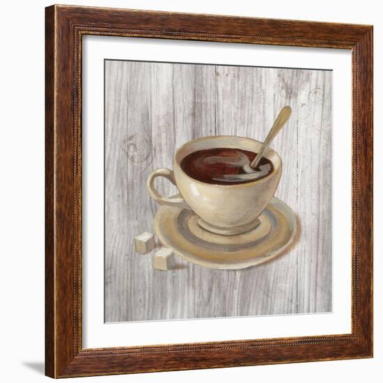 Coffee Time VI on Wood-Silvia Vassileva-Framed Art Print