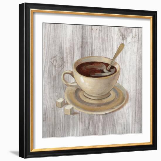 Coffee Time VI on Wood-Silvia Vassileva-Framed Art Print