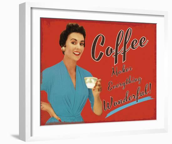 Coffee Time-The Vintage Collection-Framed Giclee Print