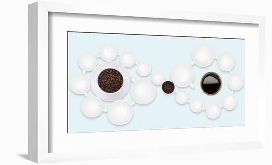 Coffee Time-Dennis Larsen-Framed Giclee Print