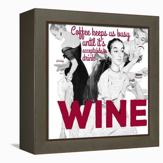 Coffee & Wine-null-Framed Premier Image Canvas